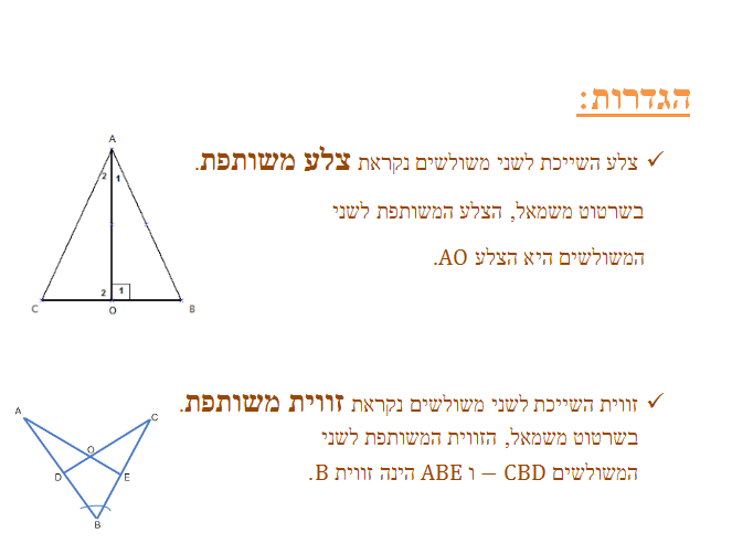 נושא: חפיפת משולשים לכיתה ח by EYNAV ALTER - Ourboox.com
