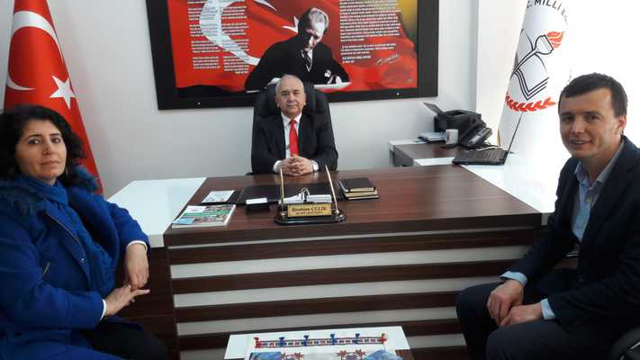 PROJEMİZ İLE İLGİLİ ALTIEYLÜL MİLLİ EĞİTİM MÜDÜRÜNÜN BİLGİLENDİRİLMESİ