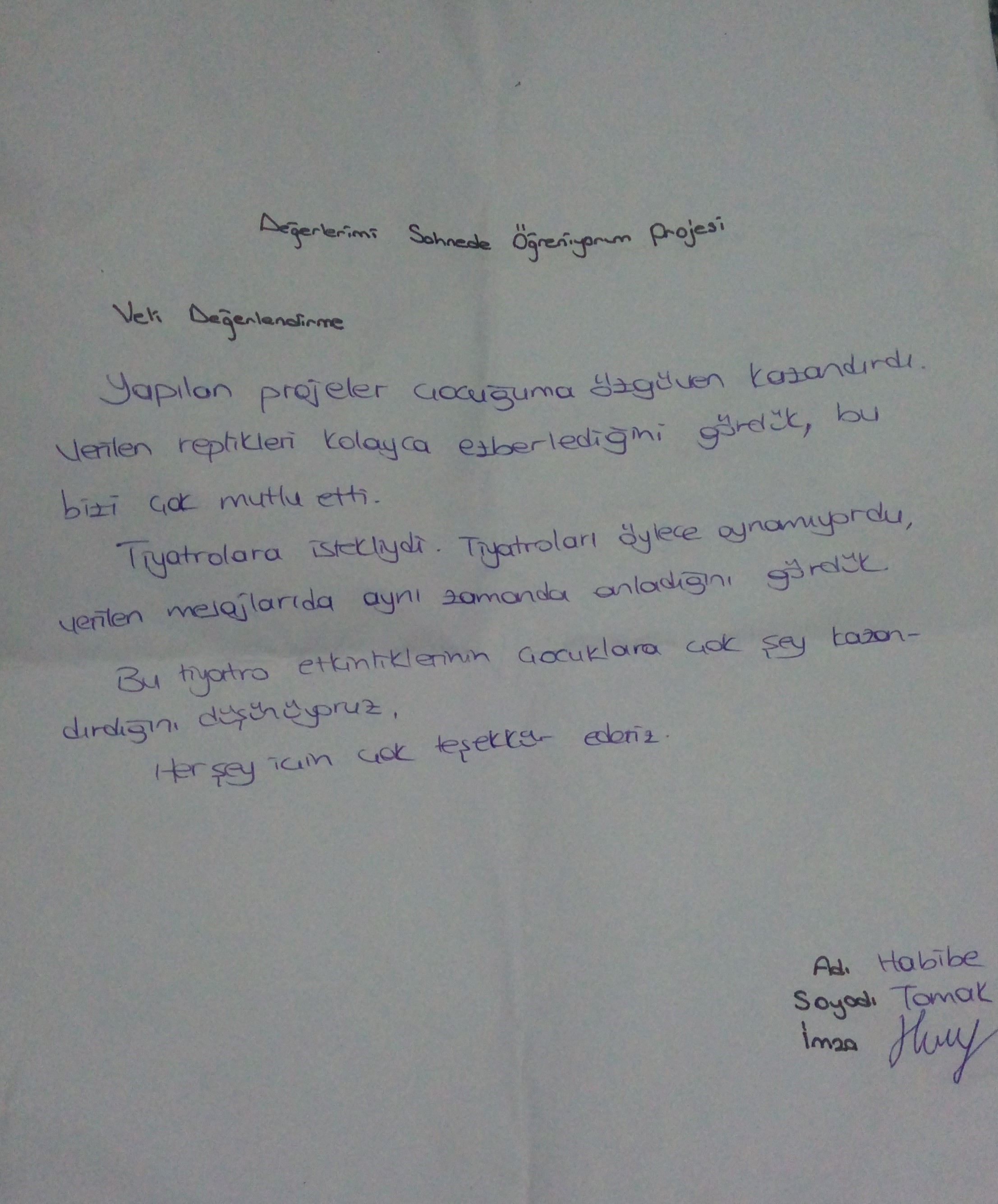 VELİ DEĞERLENDİRME by Saniye AÇIKALIN - Ourboox.com