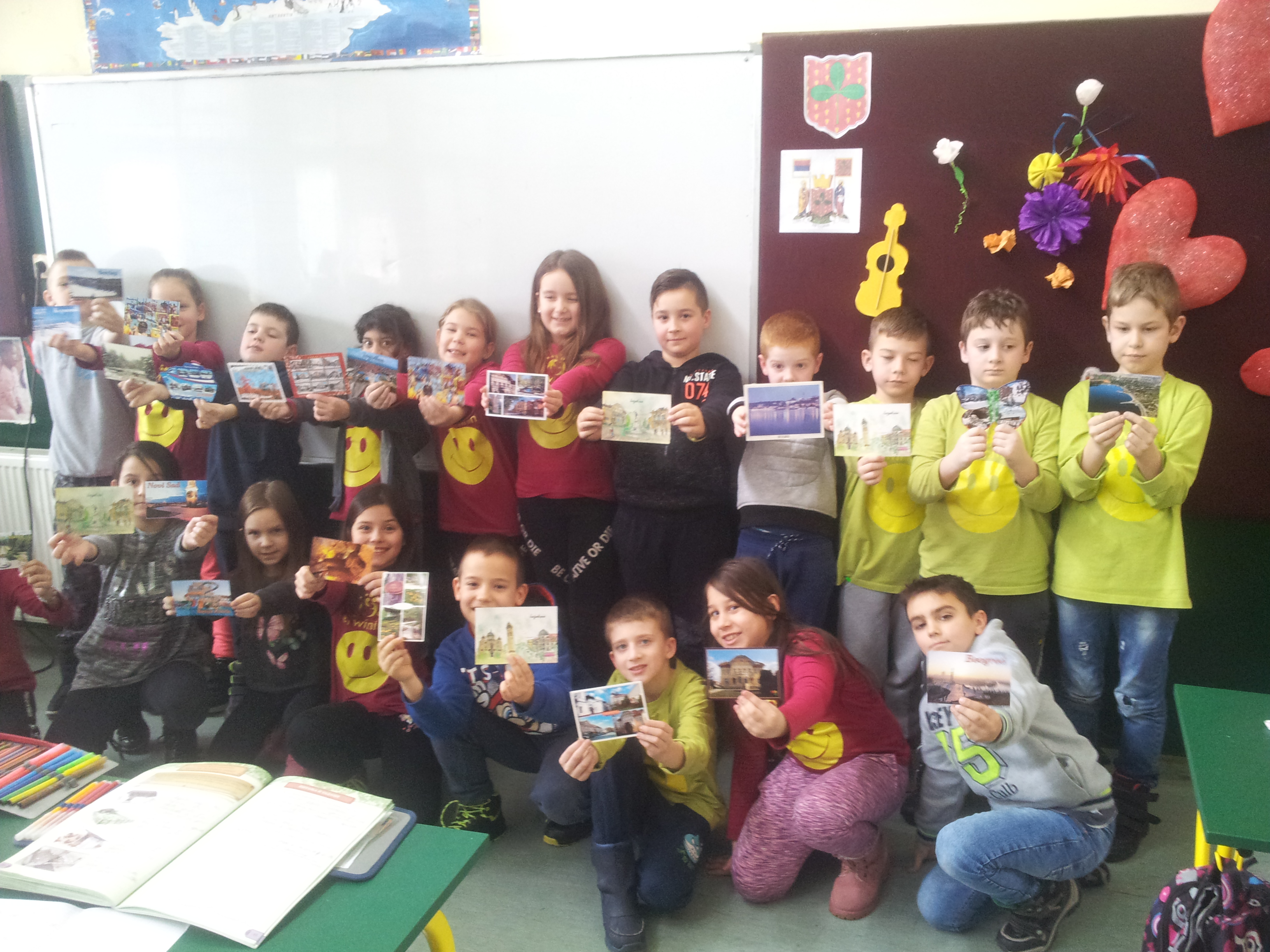 Размењивали смо разгледнице са другарима широм Европе