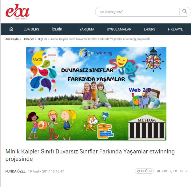 DUVARSIZ SINIFLAR FARKINDA YAŞAMLAR EBA HABERLERİ by Erol Yıldırım - Ourboox.com