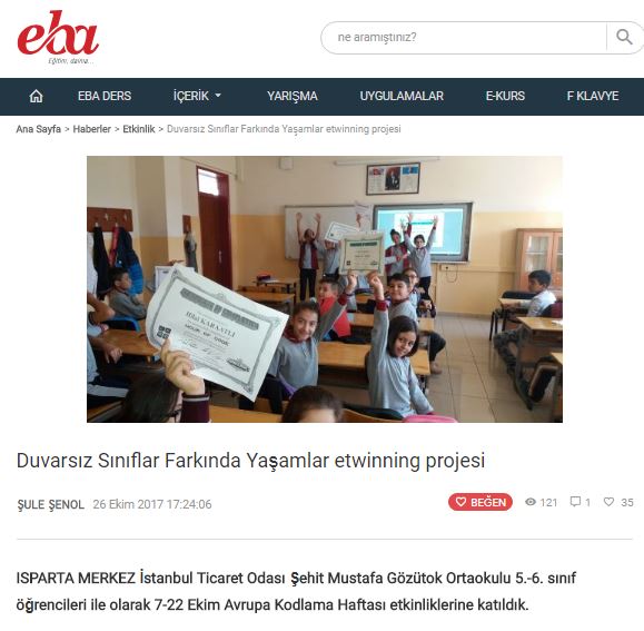 DUVARSIZ SINIFLAR FARKINDA YAŞAMLAR EBA HABERLERİ by Erol Yıldırım - Ourboox.com