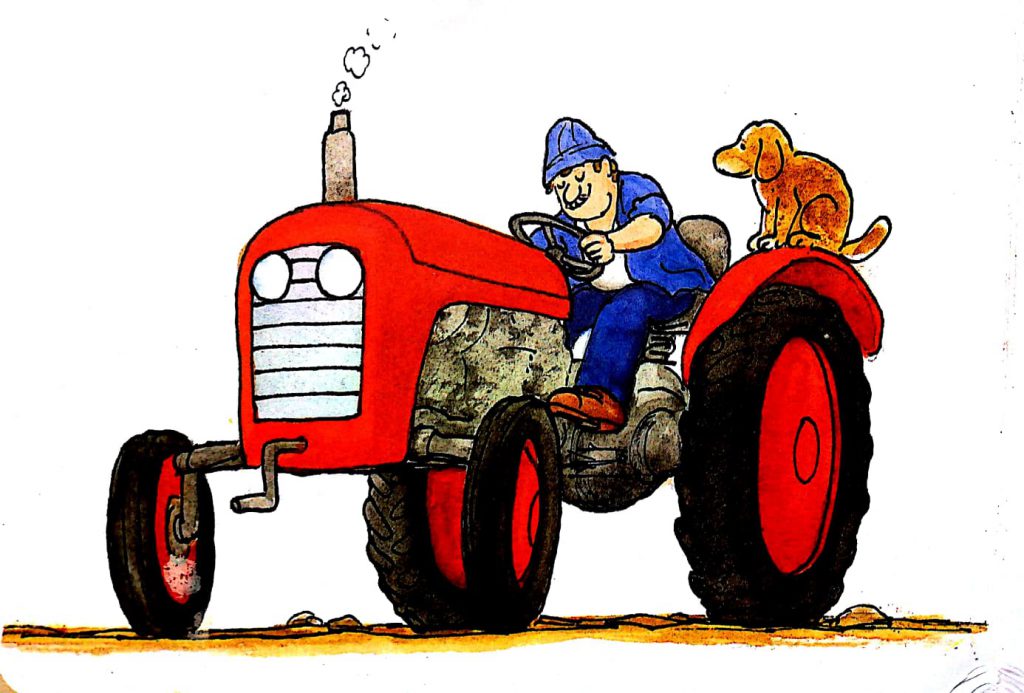 הטרקטור בארגז-החול by shlomit ben pazi - Illustrated by יוסי אבולעפיה - Ourboox.com