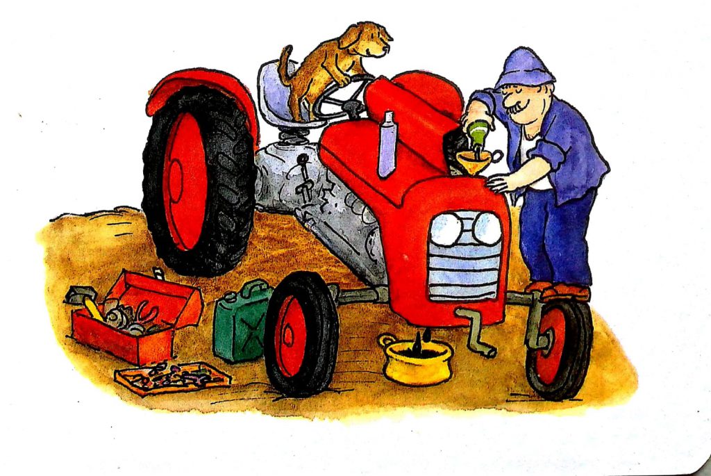 הטרקטור בארגז-החול by shlomit ben pazi - Illustrated by יוסי אבולעפיה - Ourboox.com