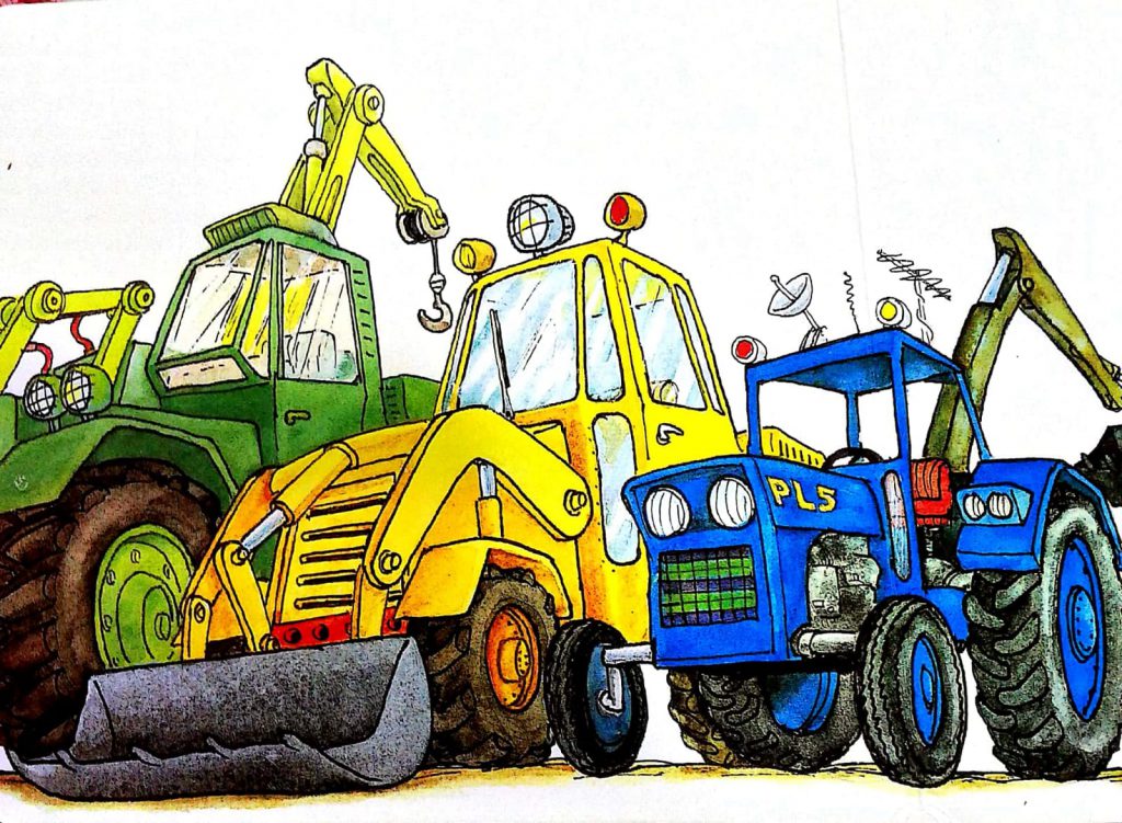 הטרקטור בארגז-החול by shlomit ben pazi - Illustrated by יוסי אבולעפיה - Ourboox.com