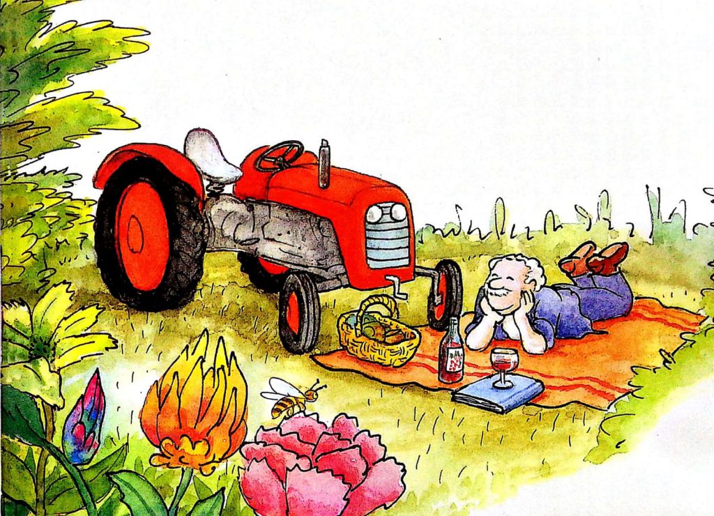 הטרקטור בארגז-החול by shlomit ben pazi - Illustrated by יוסי אבולעפיה - Ourboox.com