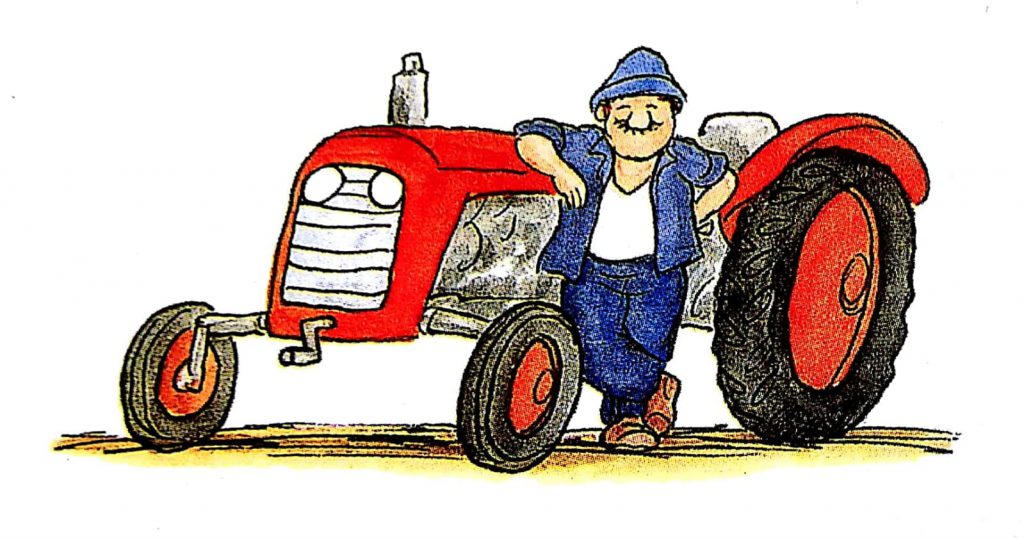 הטרקטור בארגז-החול by shlomit ben pazi - Illustrated by יוסי אבולעפיה - Ourboox.com