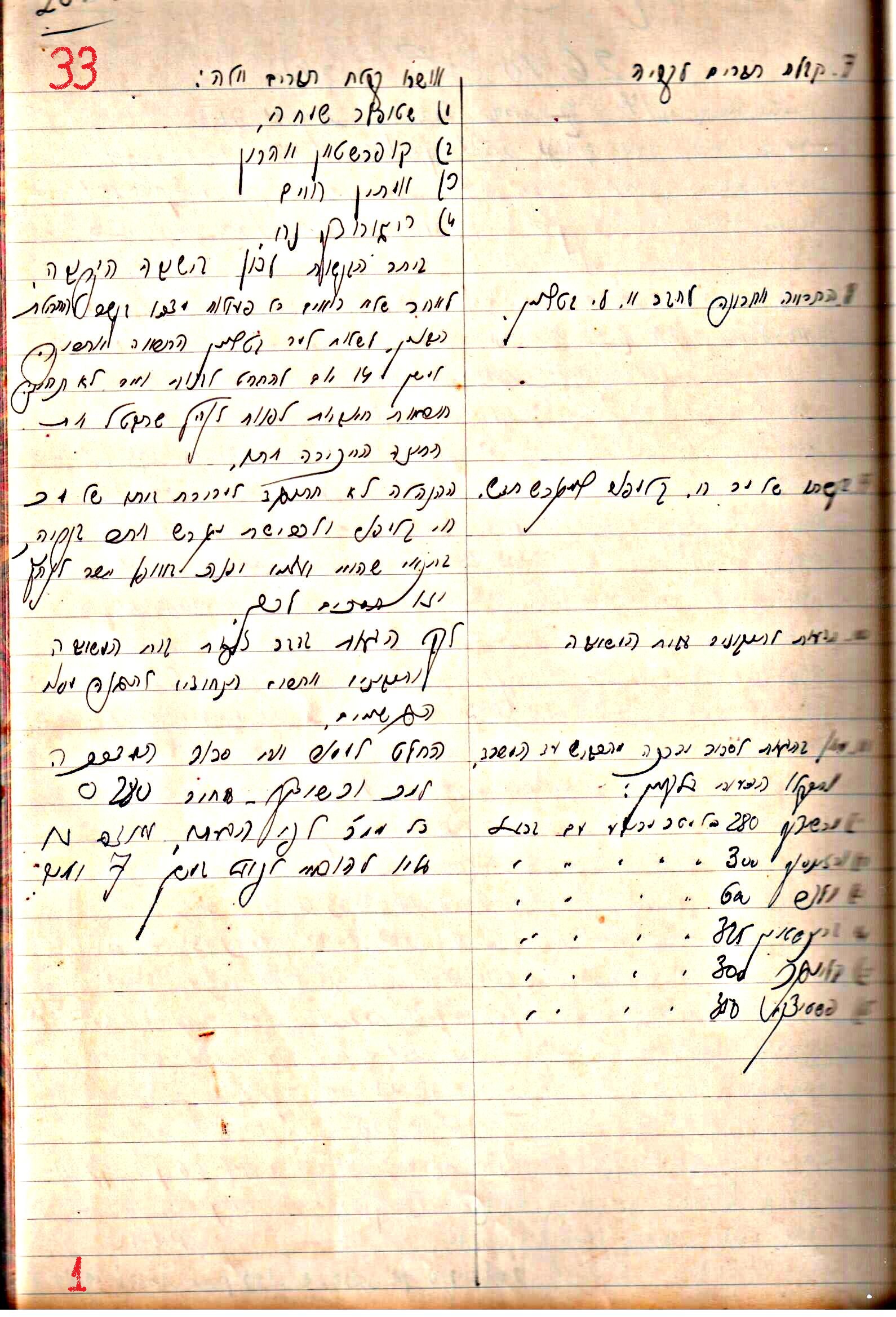 פרוטוקול 1- הנהלה – 27.5.37 – 20.3.35 by riki deri - Illustrated by מוזיאון בית גרושקביץ / כרך1 - Ourboox.com