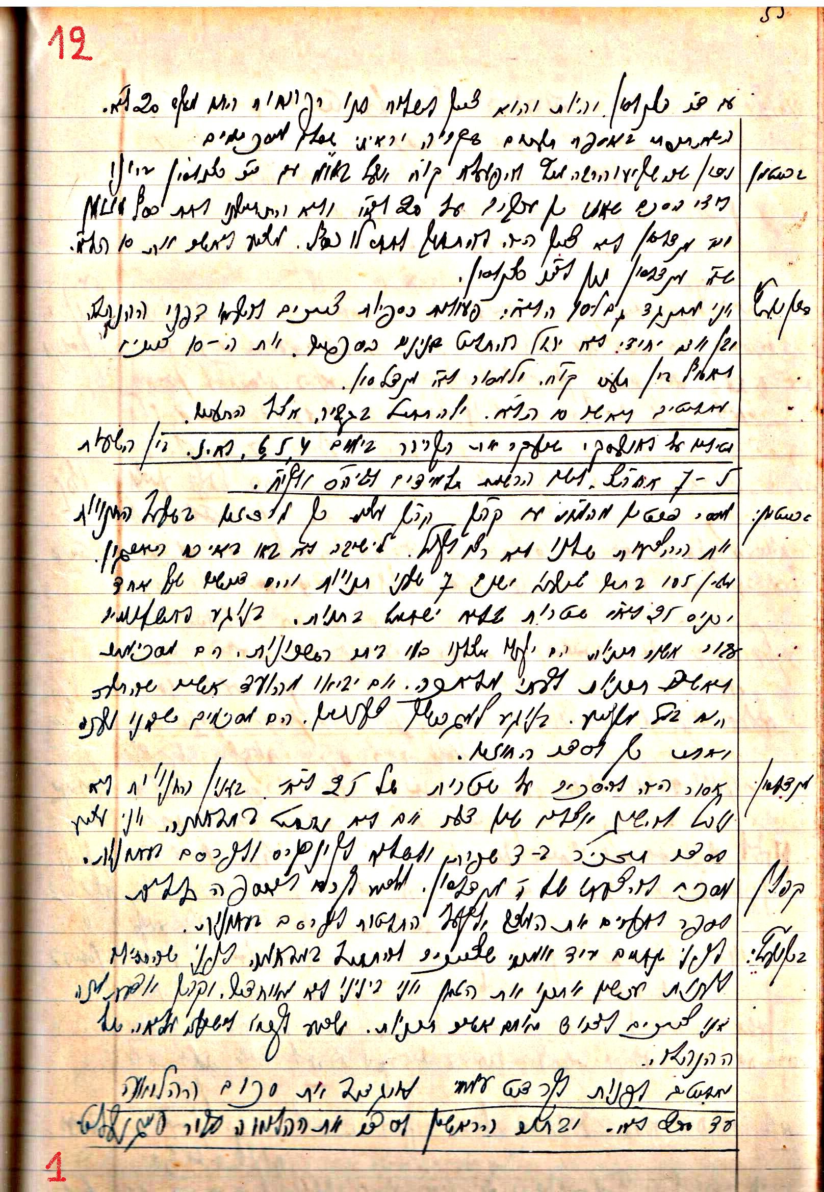 פרוטוקול 1- הנהלה – 27.5.37 – 20.3.35 by riki deri - Illustrated by מוזיאון בית גרושקביץ / כרך1 - Ourboox.com