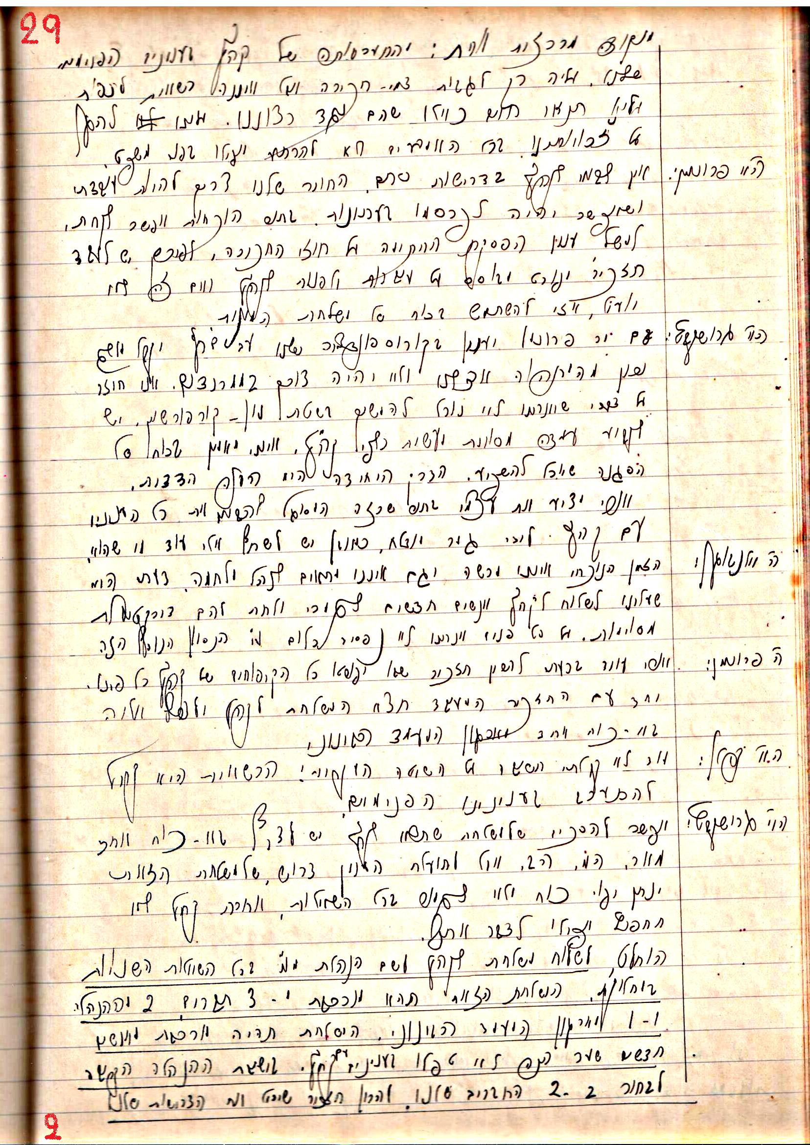 פרוטוקול 1- הנהלה – 27.5.37 – 20.3.35 by riki deri - Illustrated by מוזיאון בית גרושקביץ / כרך1 - Ourboox.com