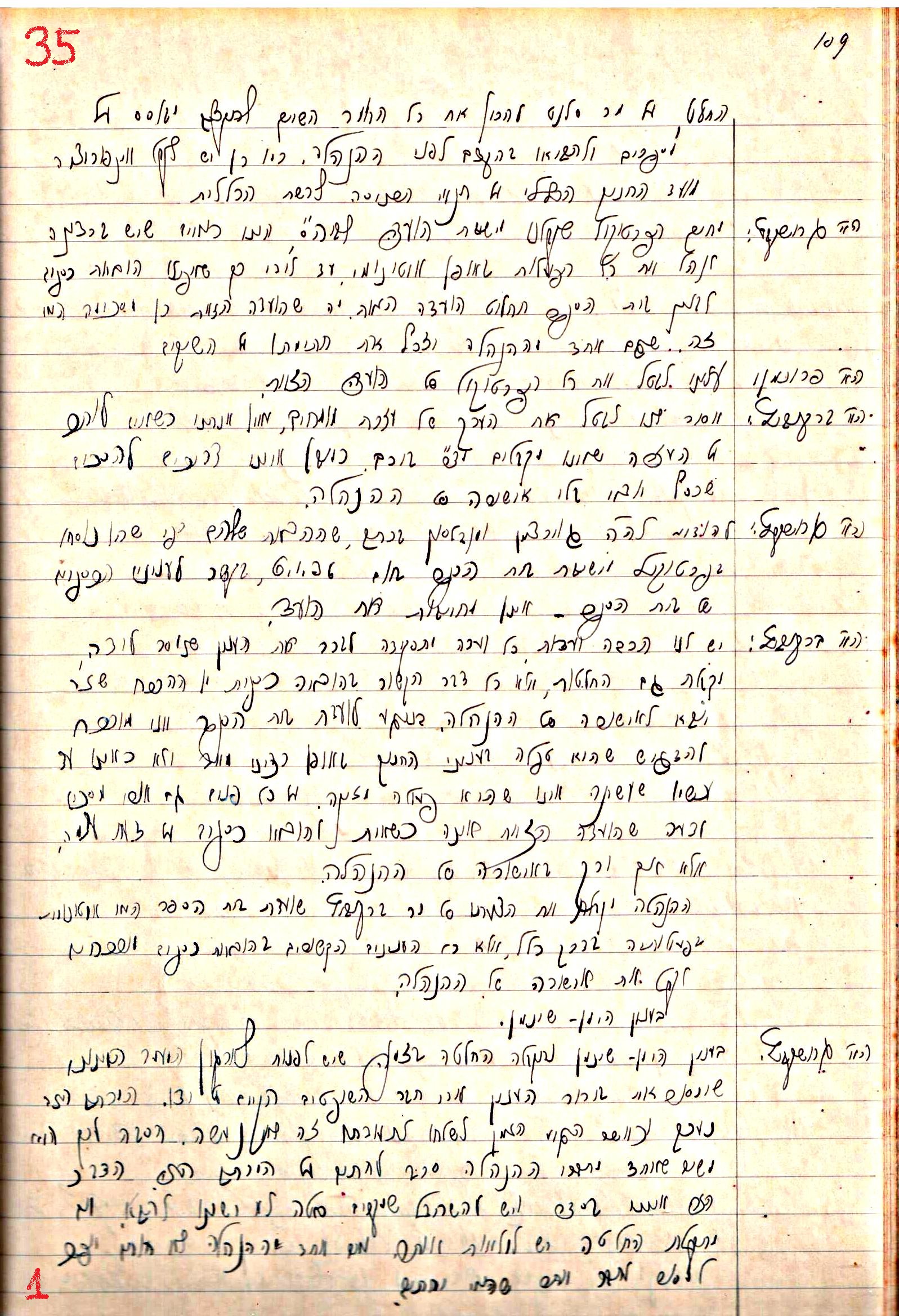 פרוטוקול 1- הנהלה – 27.5.37 – 20.3.35 by riki deri - Illustrated by מוזיאון בית גרושקביץ / כרך1 - Ourboox.com