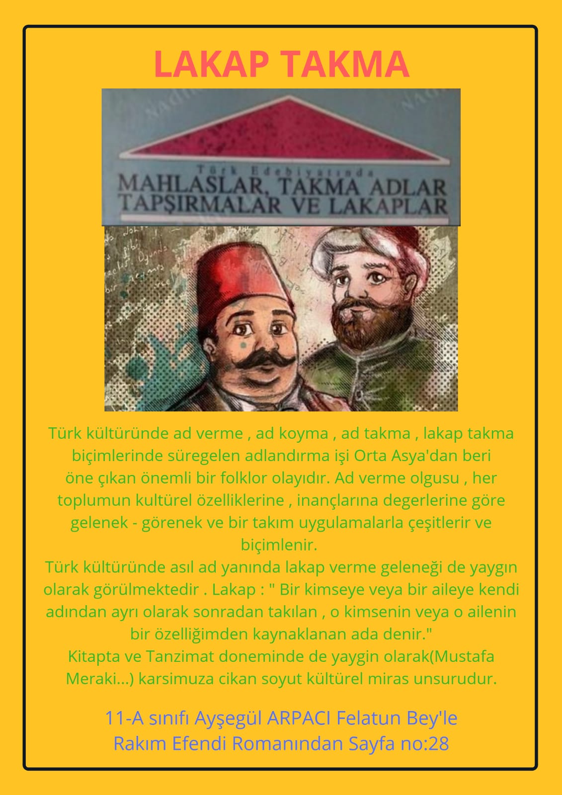 Kültürel Zaman Yolculugu E twinning Projesi by Handan - Ourboox.com