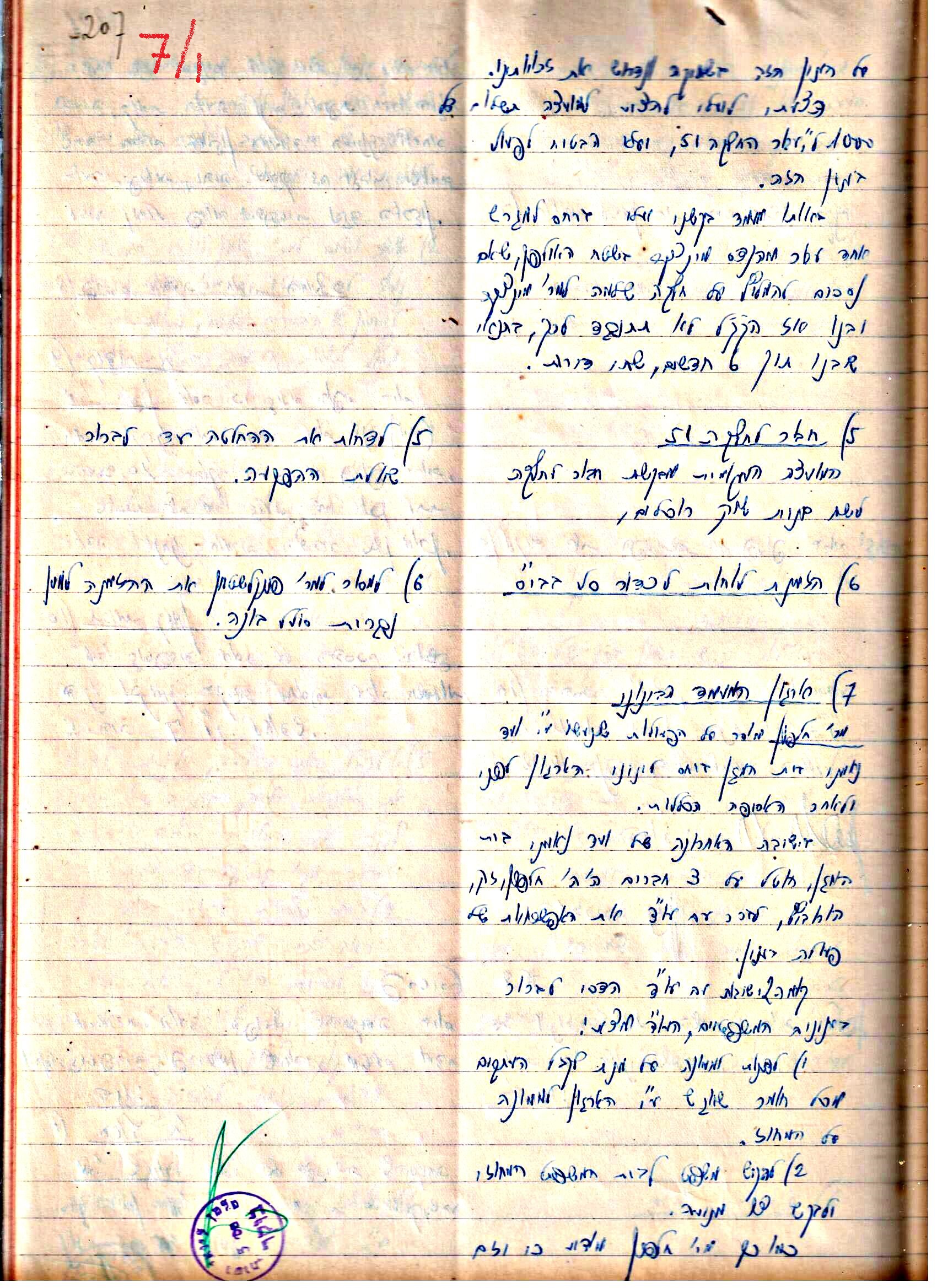 פרוטוקול 3 – הנהלה – 23.11.54 – 22.8.48 by riki deri - Illustrated by מוזיאון בית גרושקביץ - Ourboox.com