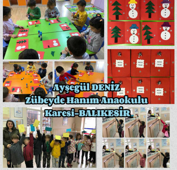 EĞLENCELİ MATEMATİK DÜNYAM YENİ YIL KARTI ETKİNLİĞİ by ZELİHA - Ourboox.com