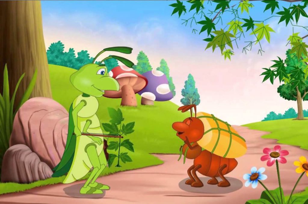 הנמלה והצרצר by nizhiya cohen - Illustrated by נצחיה כהן - Ourboox.com