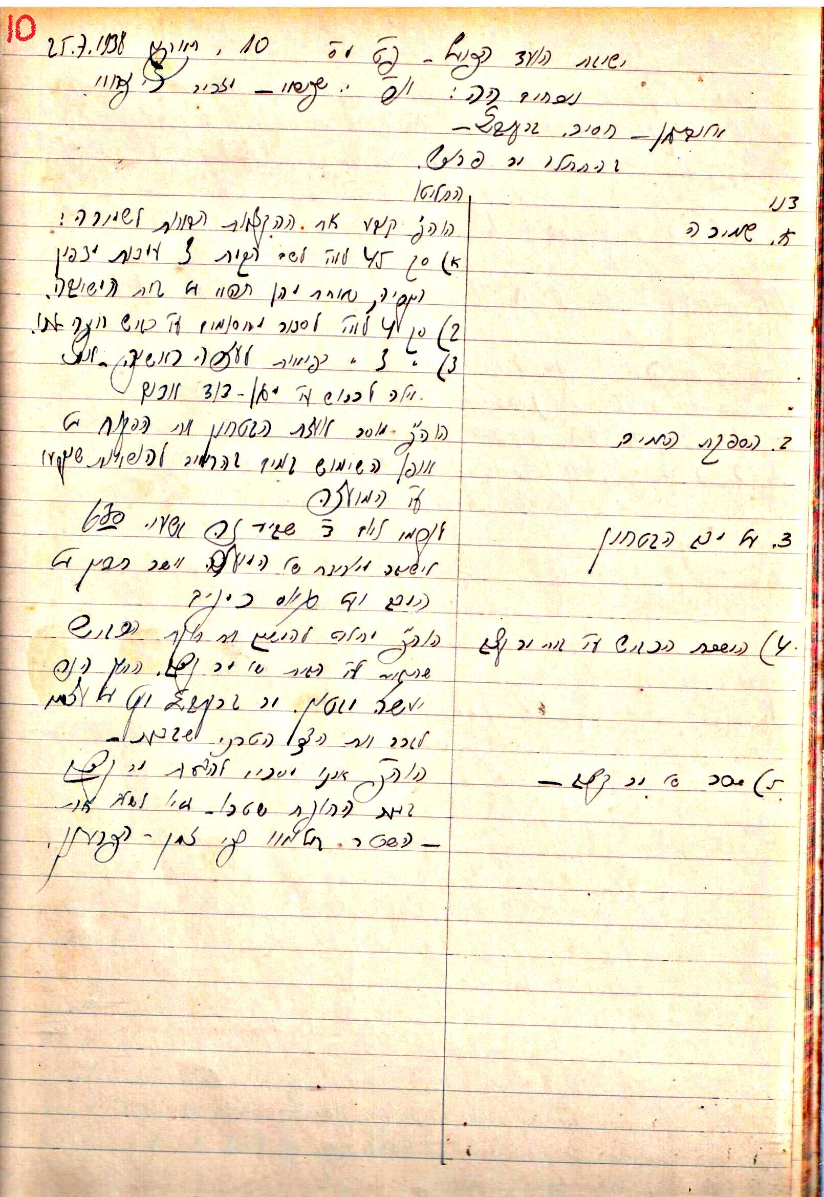 פרוטוקול 2 – הנהלה – 18.7.48 – 27.7.37 by riki deri - Illustrated by מוזיאון בית גרושקביץ / כרך 2 - Ourboox.com