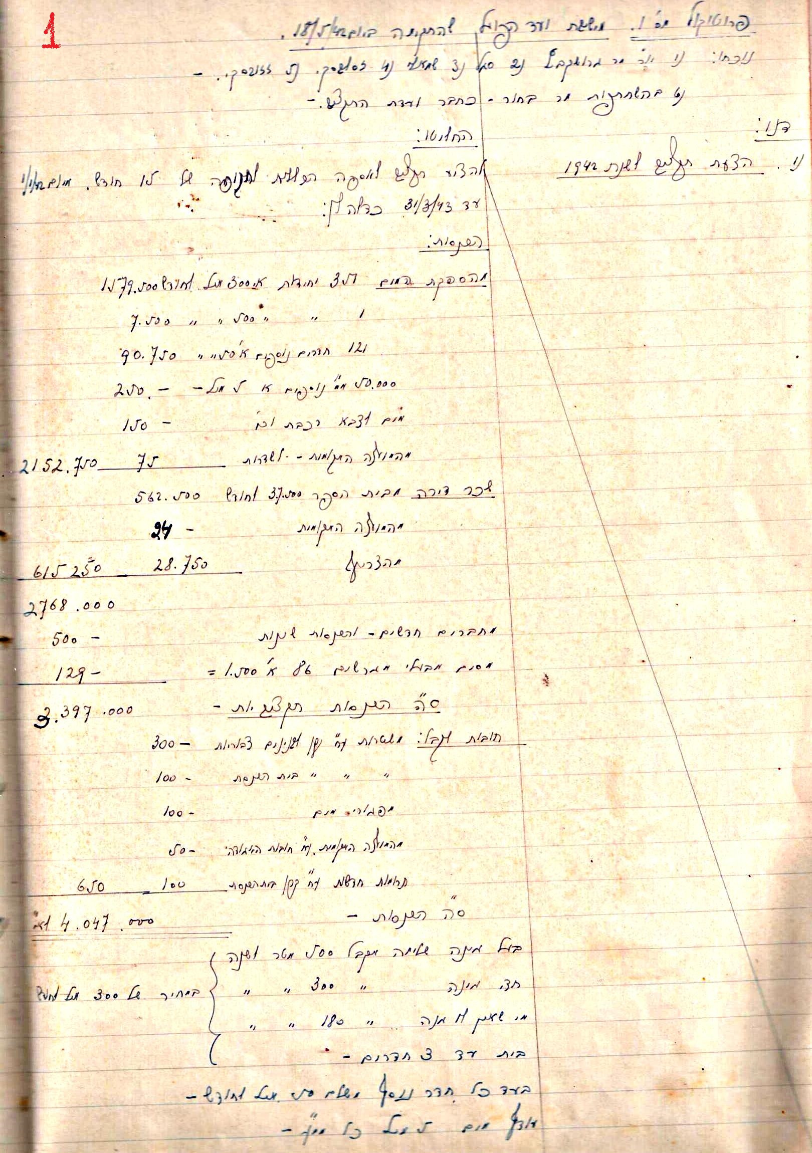 פרוטוקול 2 – הנהלה – 18.7.48 – 27.7.37 by riki deri - Illustrated by מוזיאון בית גרושקביץ / כרך 2 - Ourboox.com