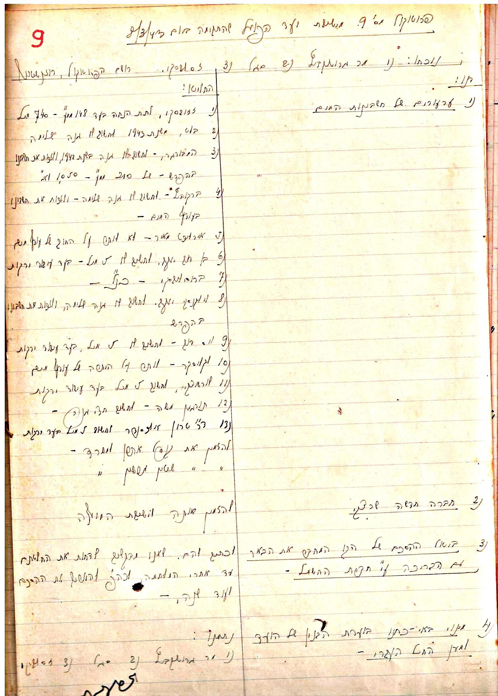 פרוטוקול 2 – הנהלה – 18.7.48 – 27.7.37 by riki deri - Illustrated by מוזיאון בית גרושקביץ / כרך 2 - Ourboox.com