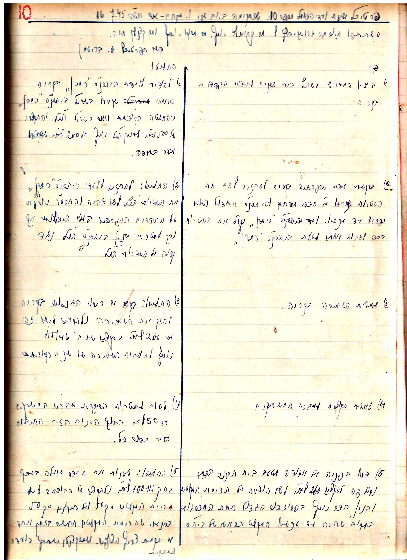 פרוטוקול 2 – הנהלה – 18.7.48 – 27.7.37 by riki deri - Illustrated by מוזיאון בית גרושקביץ / כרך 2 - Ourboox.com