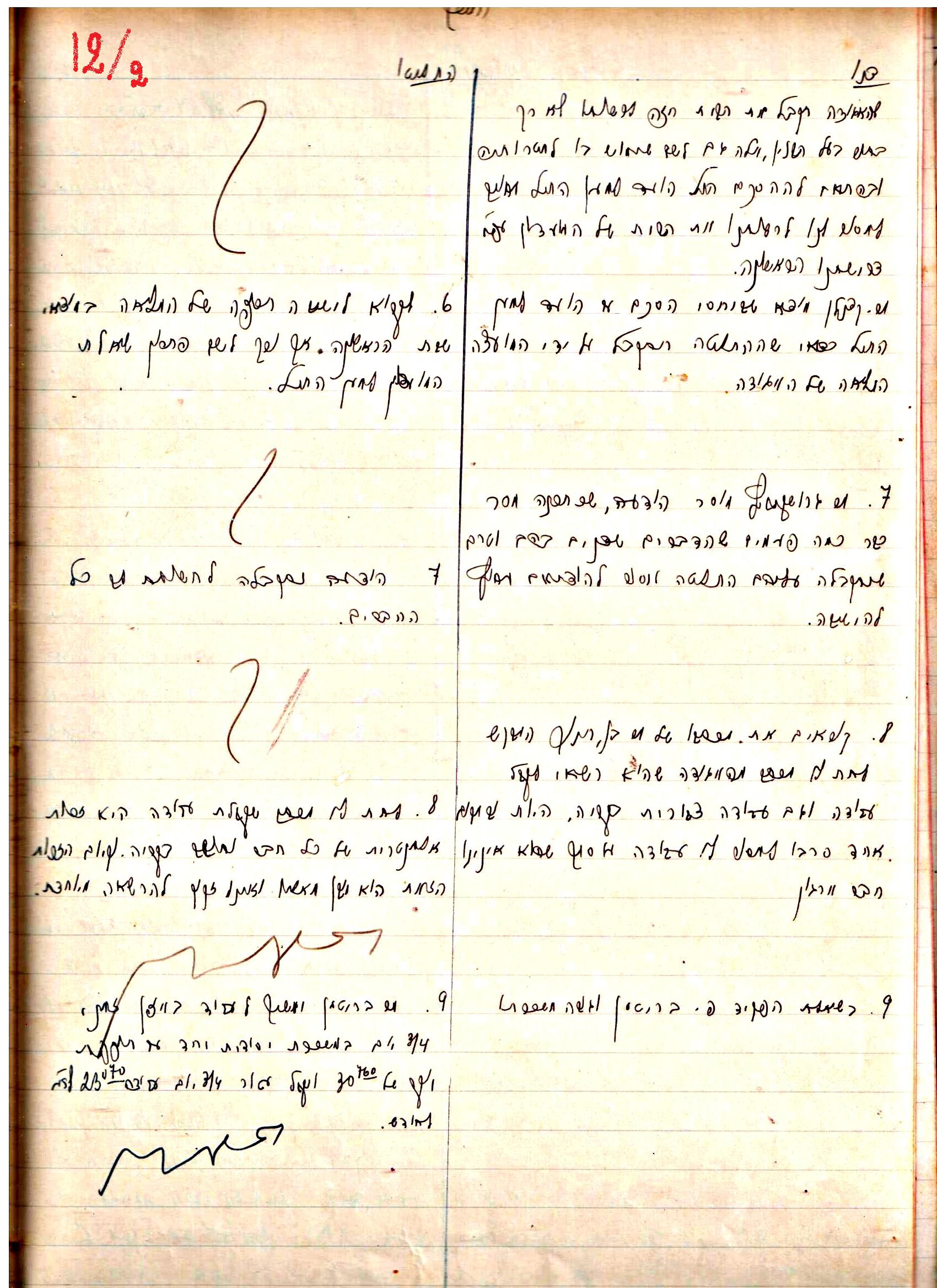 פרוטוקול 2 – הנהלה – 18.7.48 – 27.7.37 by riki deri - Illustrated by מוזיאון בית גרושקביץ / כרך 2 - Ourboox.com