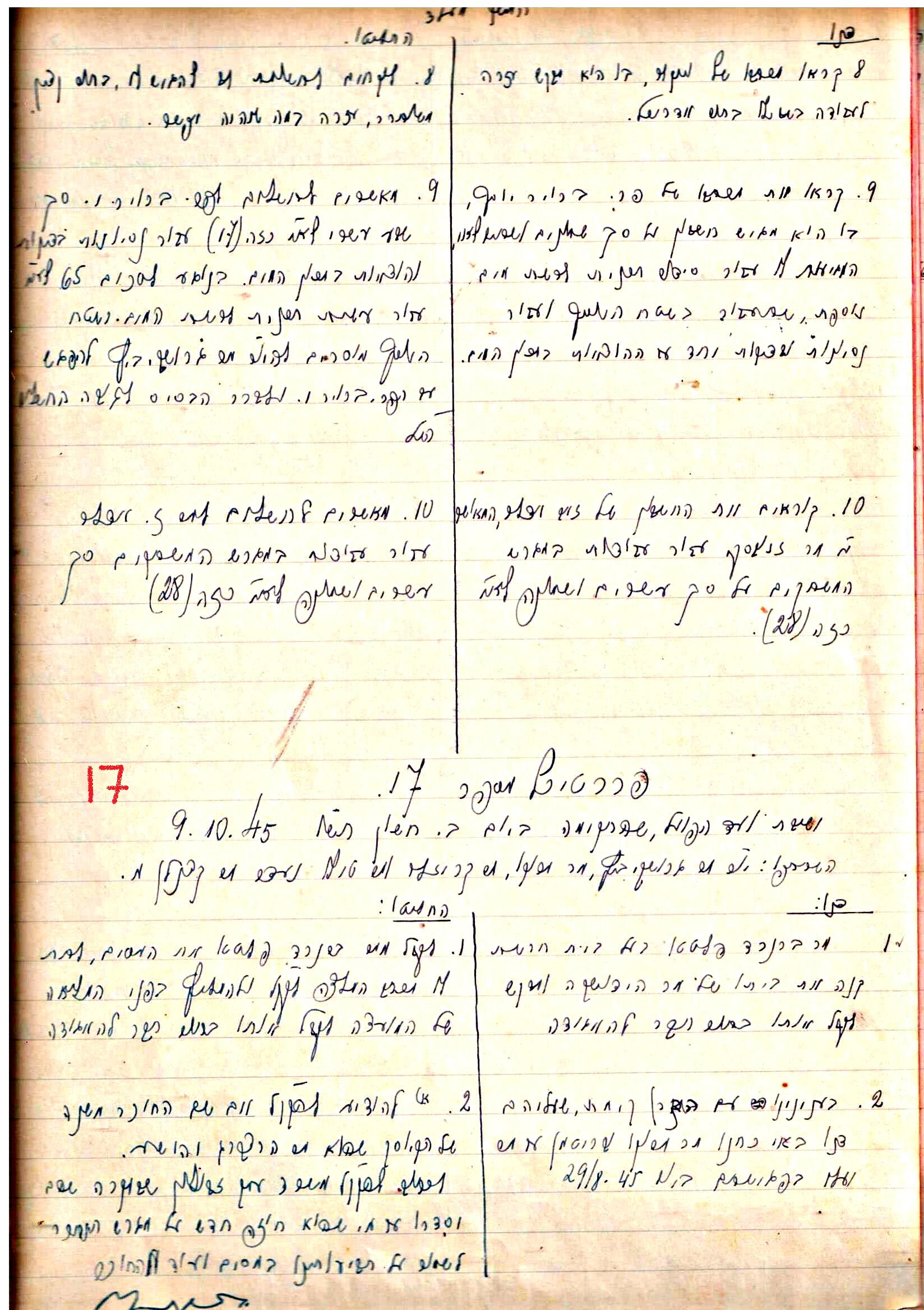 פרוטוקול 2 – הנהלה – 18.7.48 – 27.7.37 by riki deri - Illustrated by מוזיאון בית גרושקביץ / כרך 2 - Ourboox.com