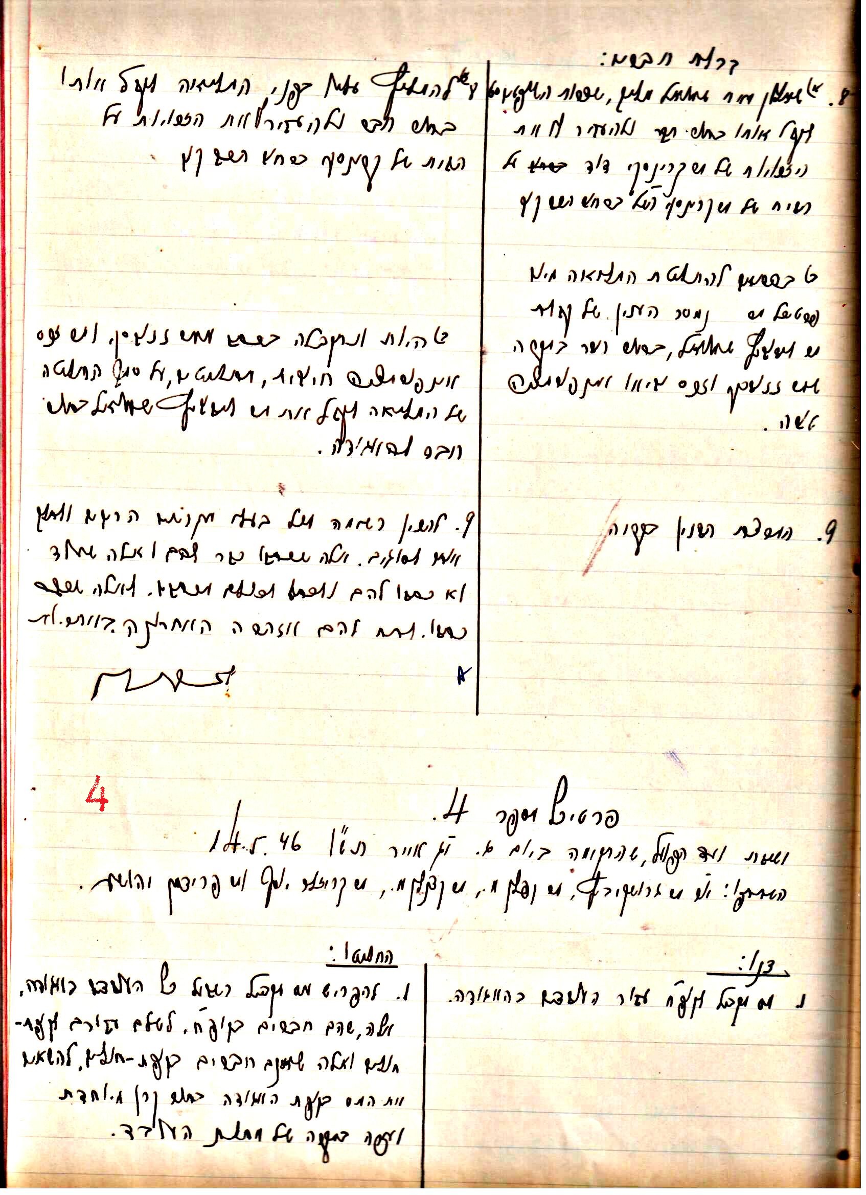 פרוטוקול 2 – הנהלה – 18.7.48 – 27.7.37 by riki deri - Illustrated by מוזיאון בית גרושקביץ / כרך 2 - Ourboox.com