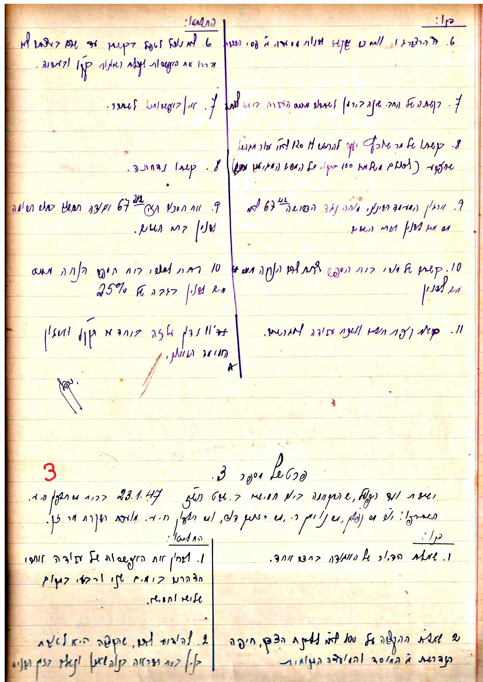 פרוטוקול 2 – הנהלה – 18.7.48 – 27.7.37 by riki deri - Illustrated by מוזיאון בית גרושקביץ / כרך 2 - Ourboox.com
