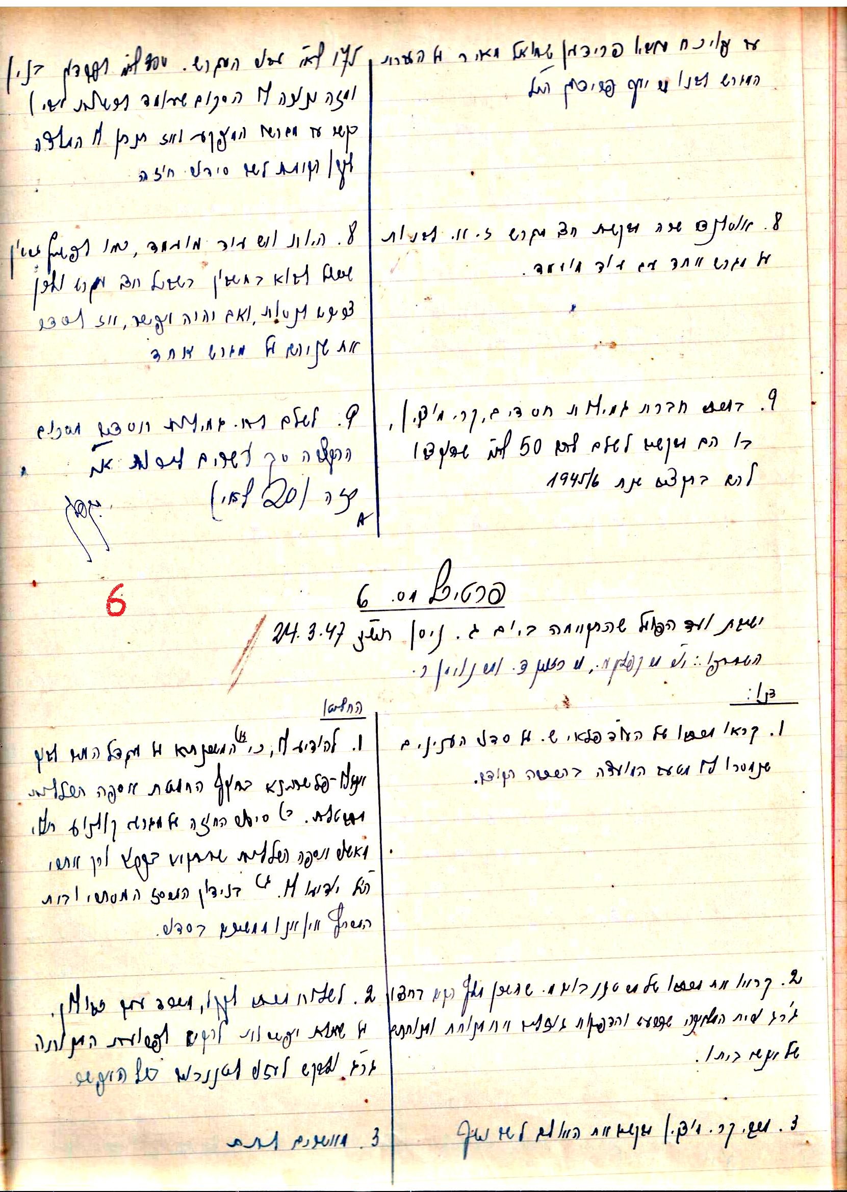 פרוטוקול 2 – הנהלה – 18.7.48 – 27.7.37 by riki deri - Illustrated by מוזיאון בית גרושקביץ / כרך 2 - Ourboox.com