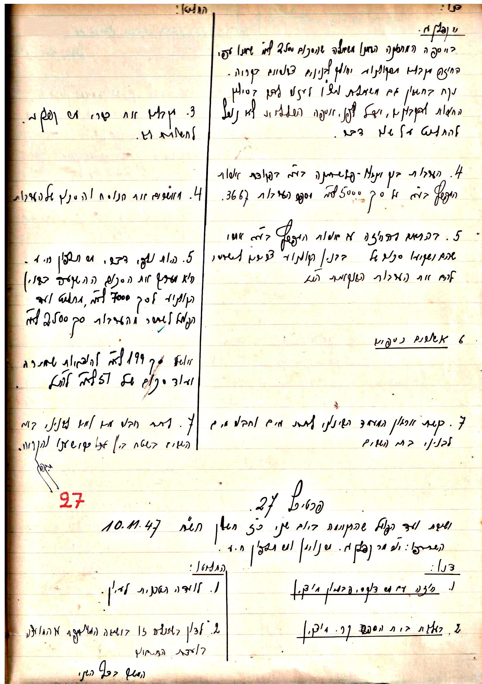 פרוטוקול 2 – הנהלה – 18.7.48 – 27.7.37 by riki deri - Illustrated by מוזיאון בית גרושקביץ / כרך 2 - Ourboox.com