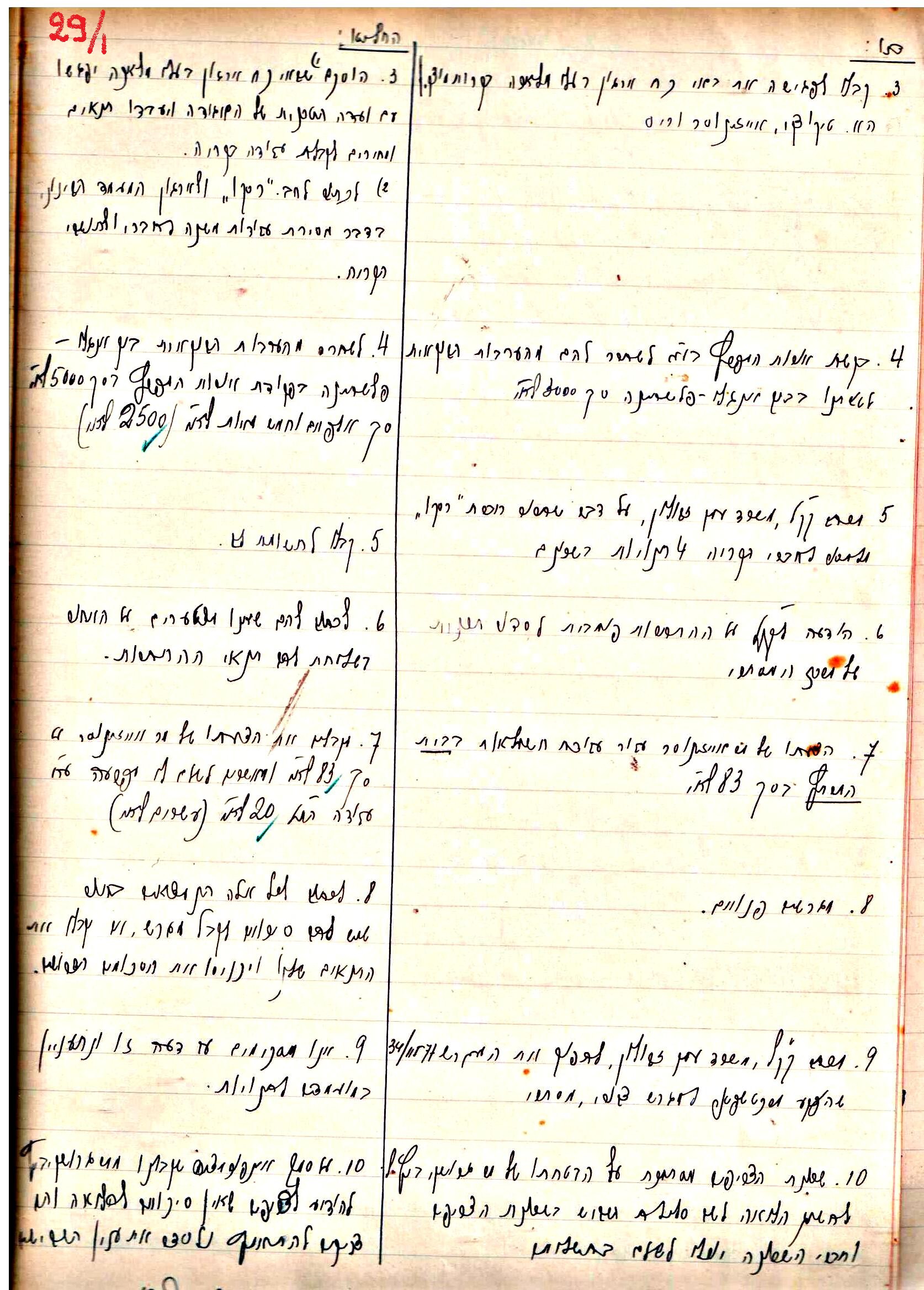פרוטוקול 2 – הנהלה – 18.7.48 – 27.7.37 by riki deri - Illustrated by מוזיאון בית גרושקביץ / כרך 2 - Ourboox.com