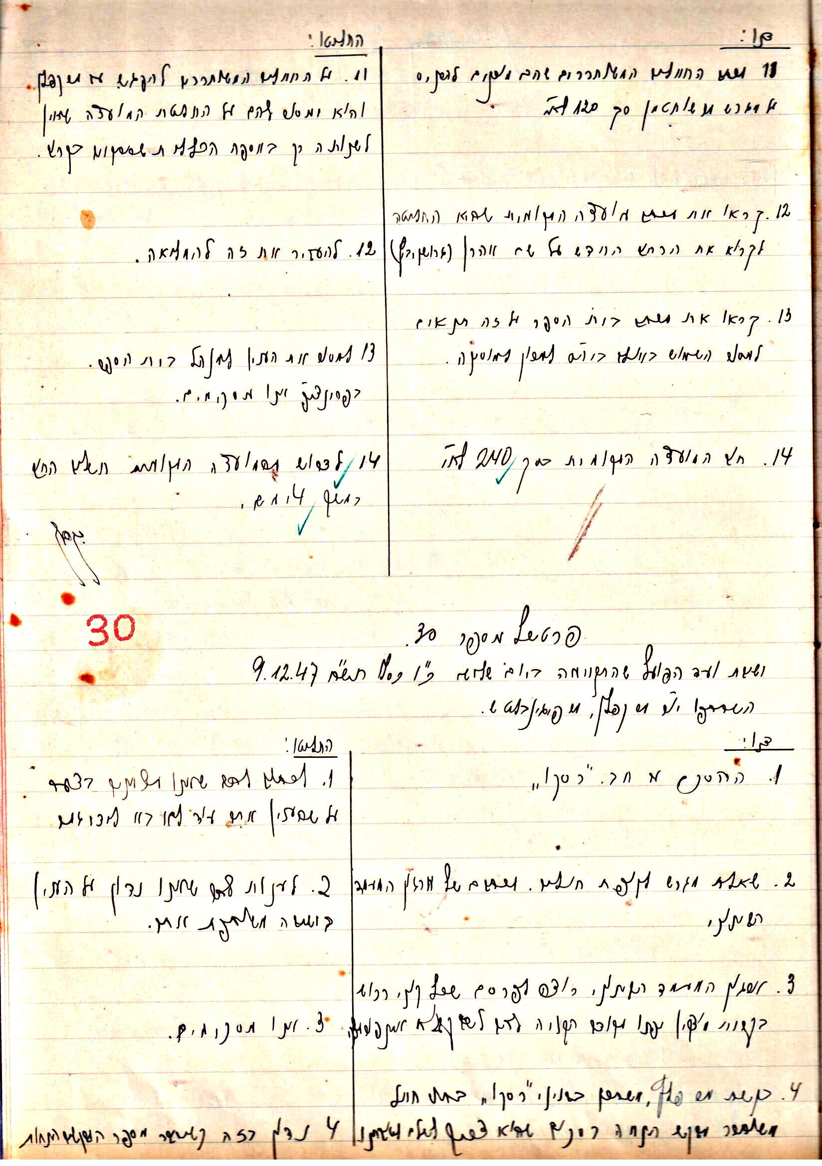 פרוטוקול 2 – הנהלה – 18.7.48 – 27.7.37 by riki deri - Illustrated by מוזיאון בית גרושקביץ / כרך 2 - Ourboox.com