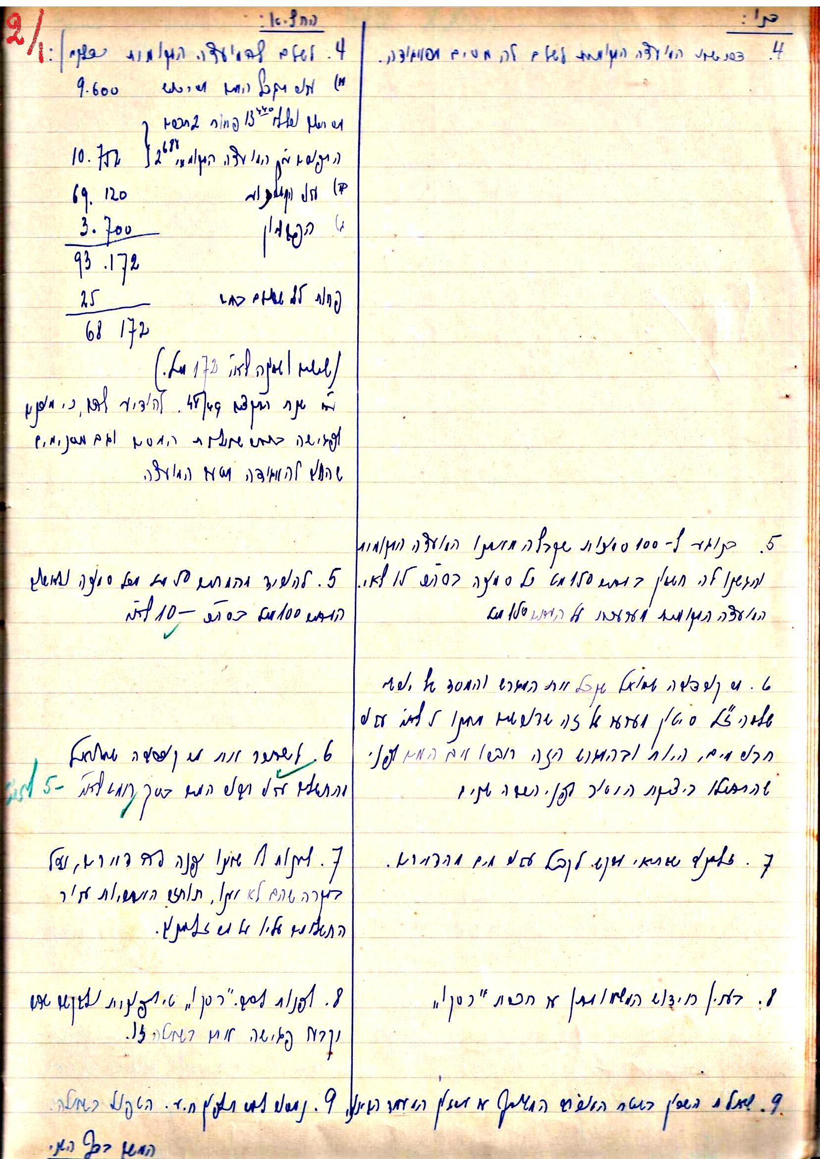 פרוטוקול 2 – הנהלה – 18.7.48 – 27.7.37 by riki deri - Illustrated by מוזיאון בית גרושקביץ / כרך 2 - Ourboox.com