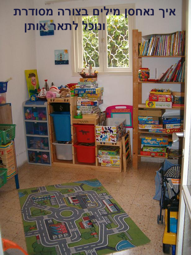 איך נאחסן מילים בצורה מסודרת ונוכל לארגן אותן by עליזה  - Ourboox.com