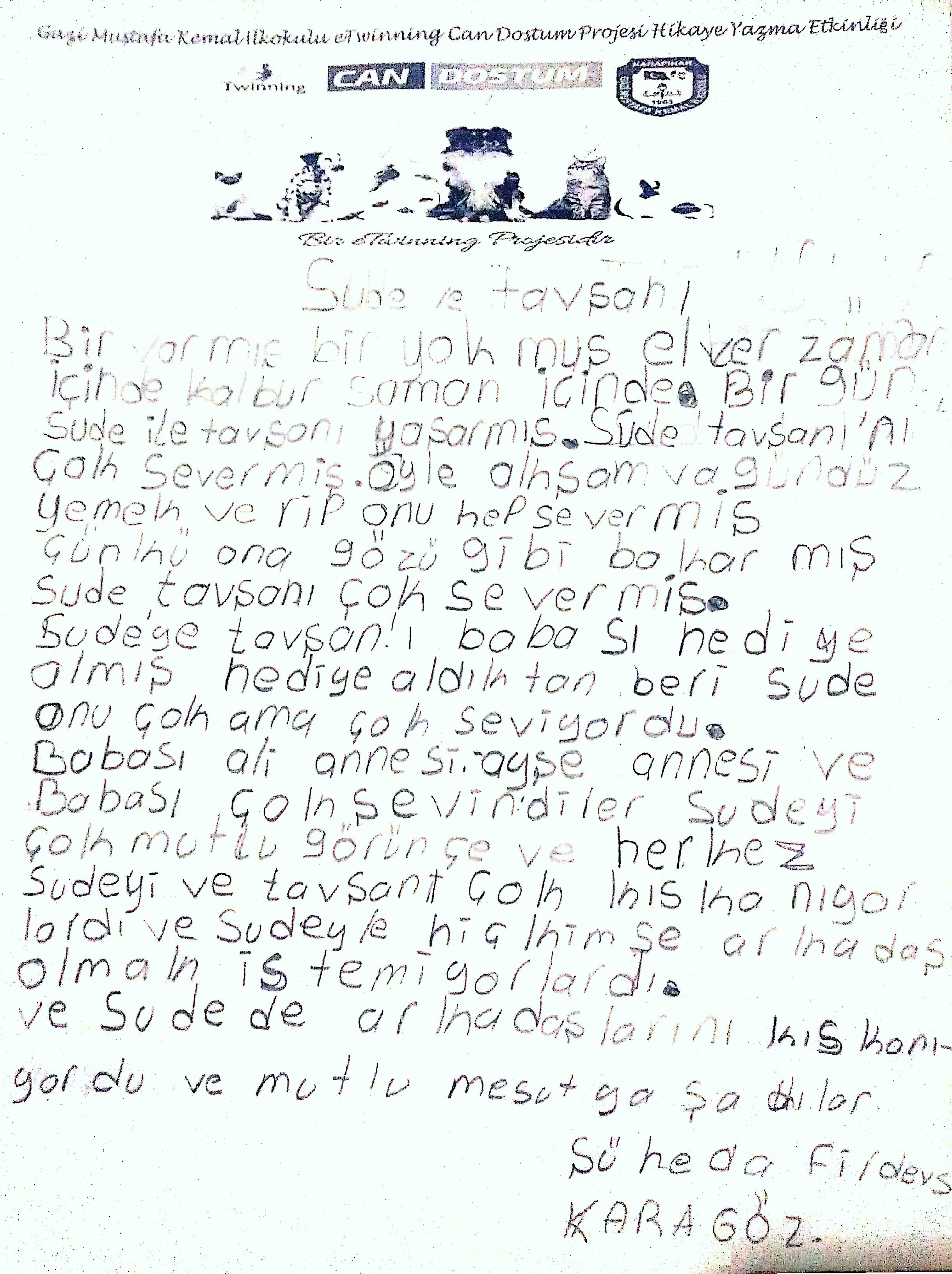 GAZİ MUSTAFA KEMAL İLKOKULU 3/A SINIFI CAN DOSTUM HİKAYELERİ by Ali Reyhan Taşdemir - Ourboox.com