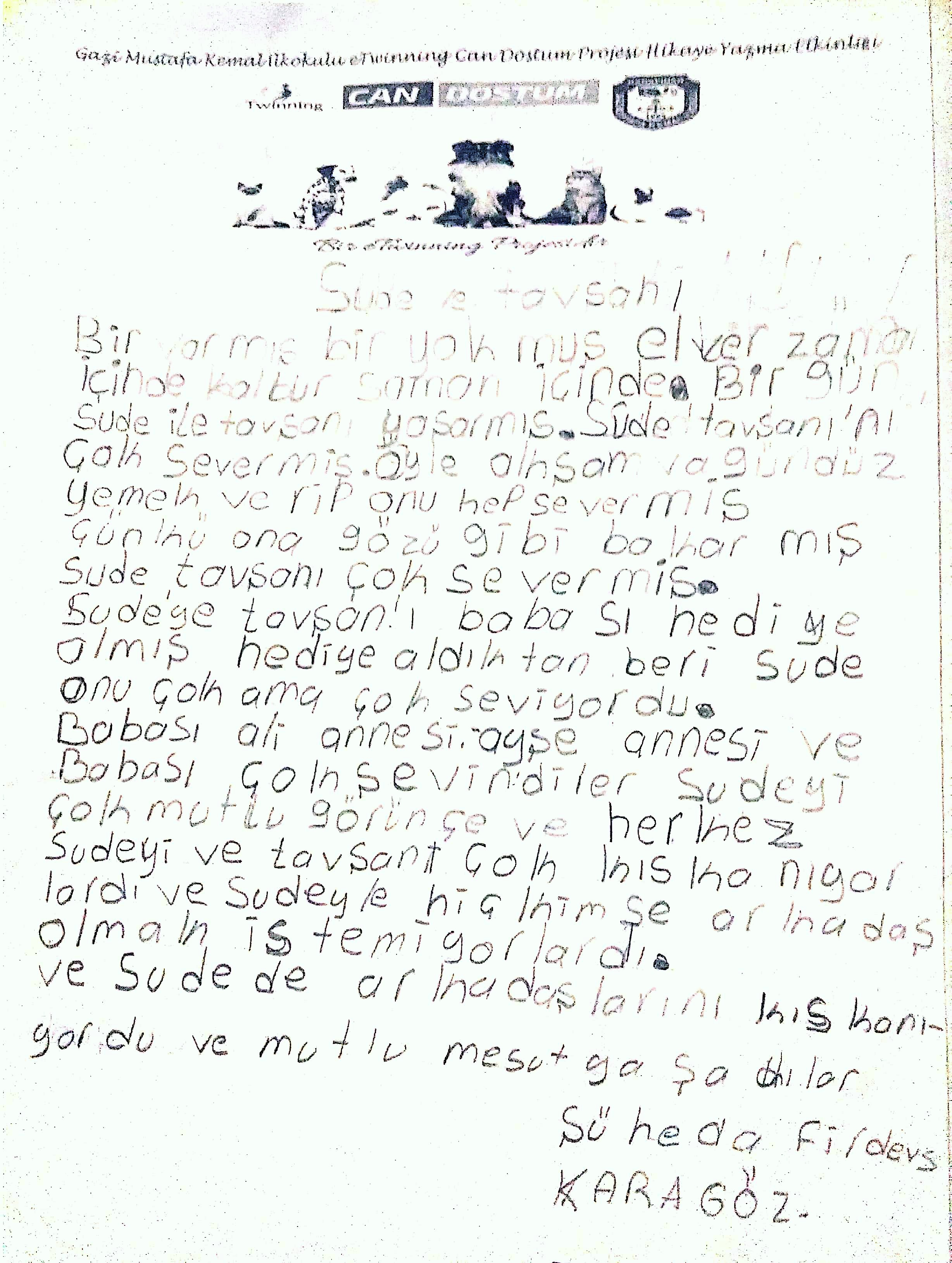 GAZİ MUSTAFA KEMAL İLKOKULU 3/A SINIFI CAN DOSTUM HİKAYELERİ by Ali Reyhan Taşdemir - Ourboox.com