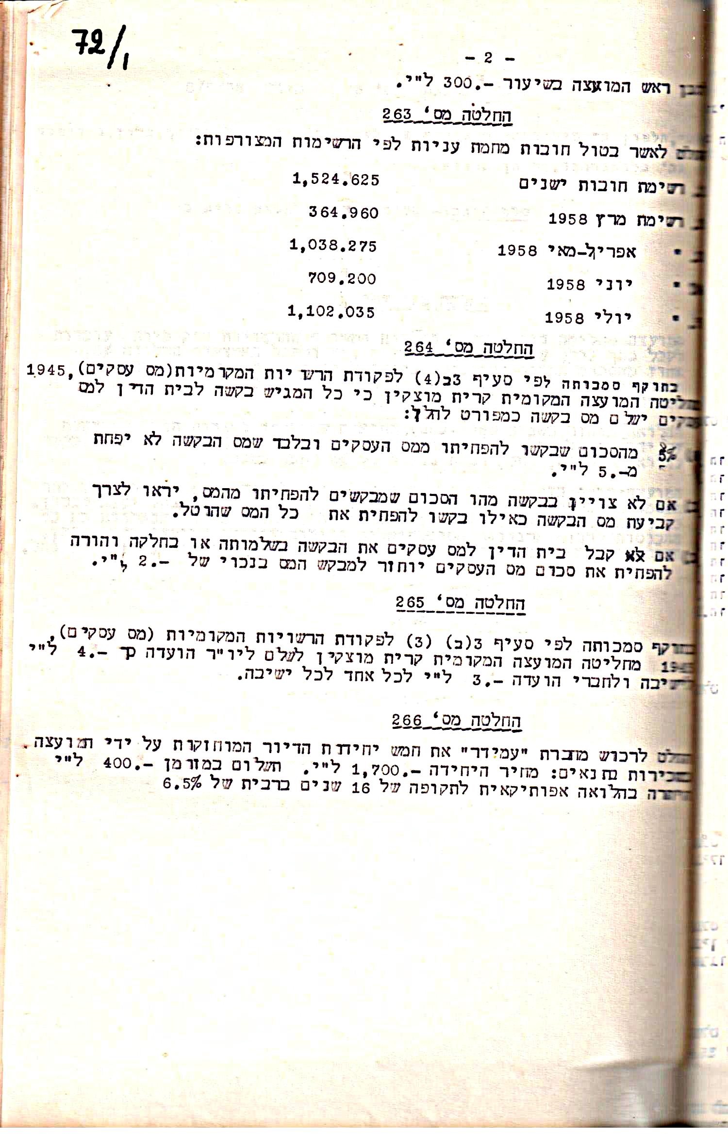 פרוטוקול 5 – הנהלה – 26.10.59 – 6.10.55 by riki deri - Illustrated by  מוזיאון בית גרושקביץ / כרך 5 - Ourboox.com