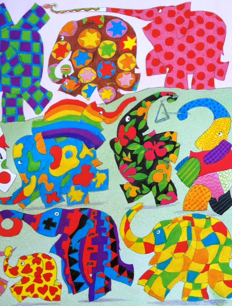 בנצי הפיל הצבעוני by joy davis - Illustrated by ג