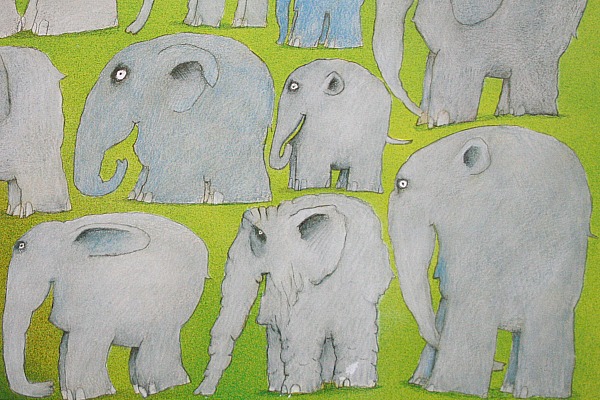 בנצי הפיל הצבעוני by joy davis - Illustrated by ג