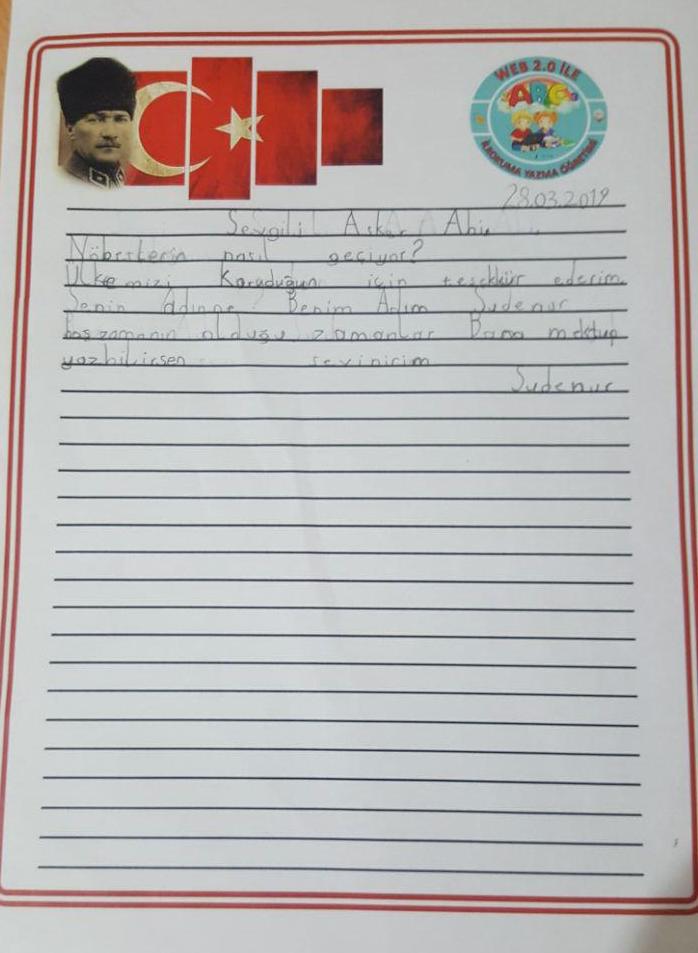 Askerlerimize Mektup by Nurten Karakış - Illustrated by Nurten Karakış - Ourboox.com