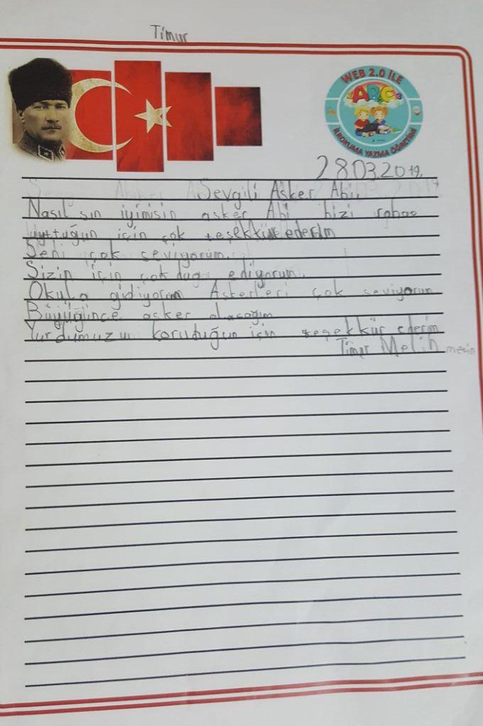 Askerlerimize Mektup by Nurten Karakış - Illustrated by Nurten Karakış - Ourboox.com