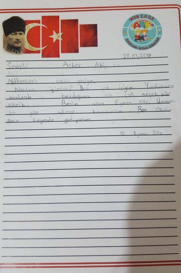 Askerlerimize Mektup by Nurten Karakış - Illustrated by Nurten Karakış - Ourboox.com