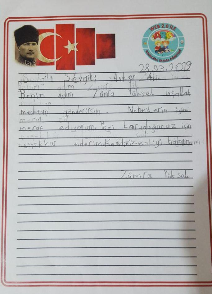 Askerlerimize Mektup by Nurten Karakış - Illustrated by Nurten Karakış - Ourboox.com