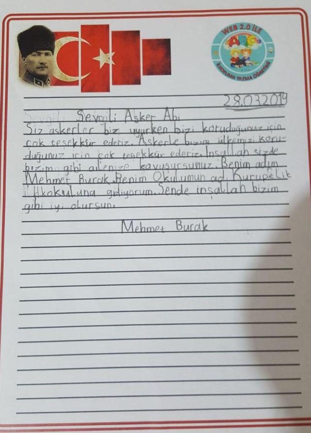 Askerlerimize Mektup by Nurten Karakış - Illustrated by Nurten Karakış - Ourboox.com