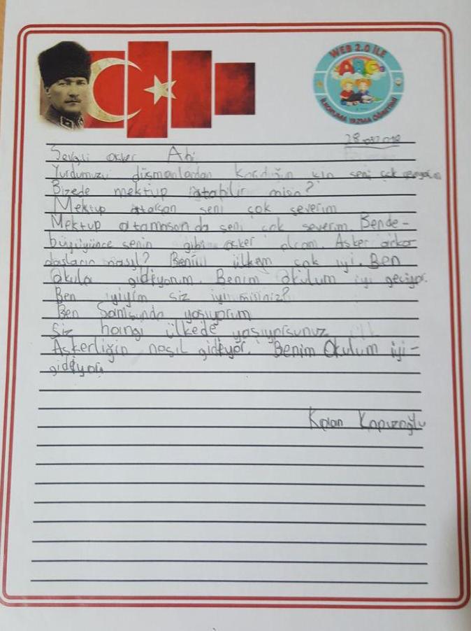 Askerlerimize Mektup by Nurten Karakış - Illustrated by Nurten Karakış - Ourboox.com