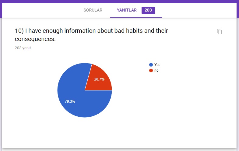 “For My Health” project start-up survey(teacher and student ) answers by sebahattin akansel - Illustrated by Sebahattin AKANSEL and Nesrin KURT - Ourboox.com
