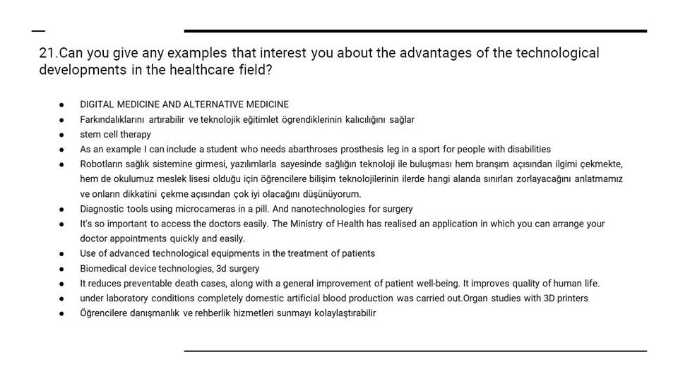 “For My Health” project start-up survey(teacher and student ) answers by sebahattin akansel - Illustrated by Sebahattin AKANSEL and Nesrin KURT - Ourboox.com