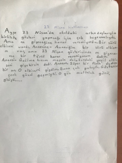 23 NİSAN YARATICI YAZMA ÇALIŞMALARI by zeynep özdemir - Ourboox.com