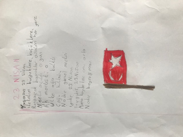 23 NİSAN YARATICI YAZMA ÇALIŞMALARI by zeynep özdemir - Ourboox.com