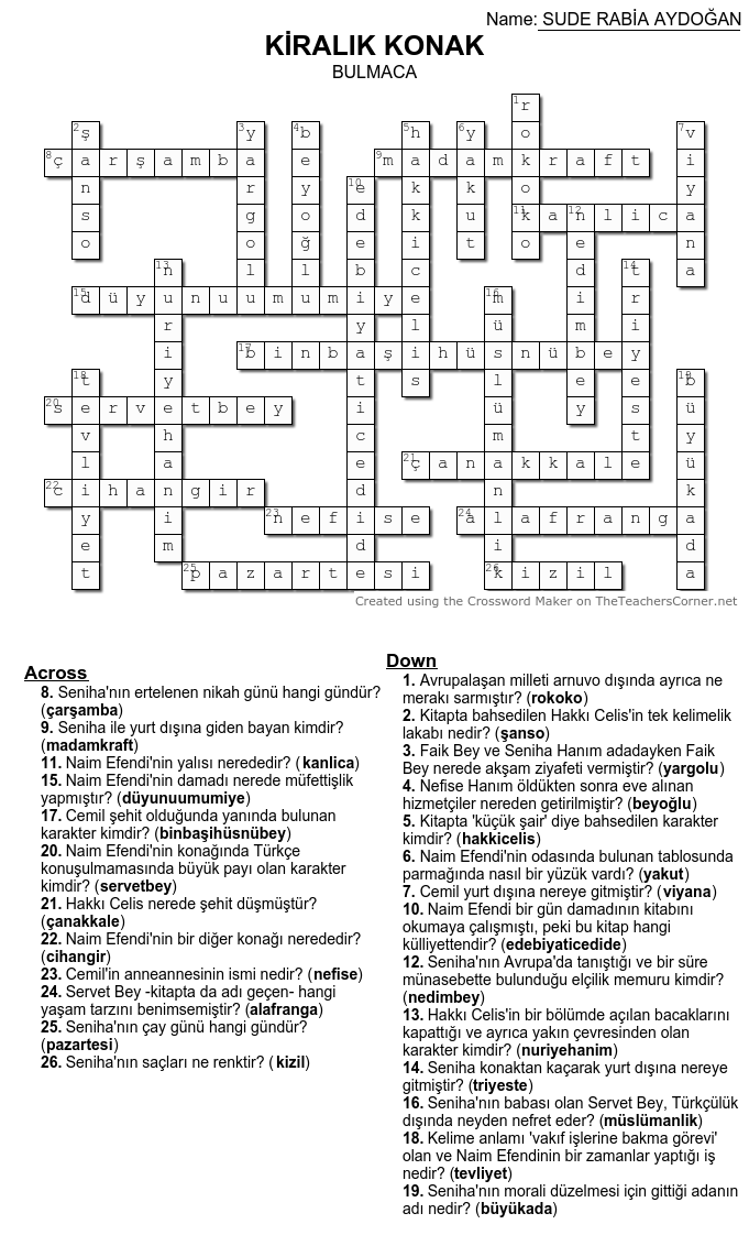 KİRALIK KONAK by Sude Rabia Aydoğan - Ourboox.com