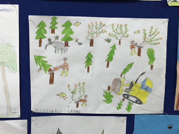 OUR FUTURE IS IN OUR HANDS/TREE MASSACRE by MEHTAP - Illustrated by Mehtap Özce Cömertoğlu - Ourboox.com